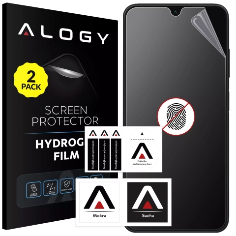 2x "MATTE" плівка для Samsung Galaxy A05s Hydrogel Alogy HydroSkin Matte Pro™ екран для чохла "FINGERPRINT FREE"