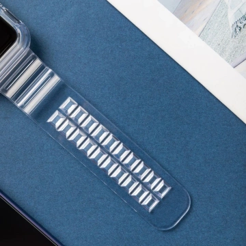 Remienok na zápästie Svetelná súprava Silikónový remienok Náramok Náramok Puzdro na hodinky Apple Watch 2/3/4/5/6/SE 42/44 červené