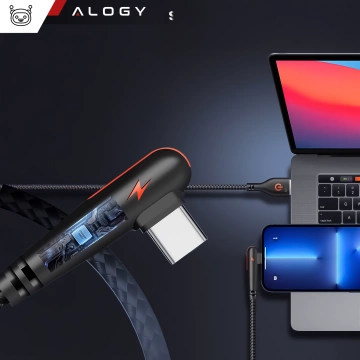 HUB splitter Alogy Adaptér pro počítačový notebook s USB-C na 3x USB-A 2.0 1x USB-A 3.0 šedý
