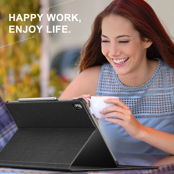 Etui Infiland Classic stojan na Samsung Galaxy Tab S7 FE 5G 12.4 T730 / T736B čierny