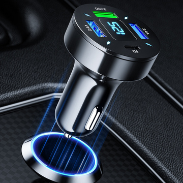 Автомобільний зарядний пристрій Alogy 66 Вт 3x USB 1x USB-C Type C Quick Charge QC 3.0 PD