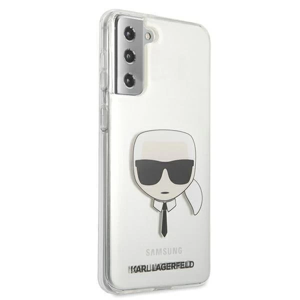 Karl Lagerfeld KLHCS21MKTR S21 G996 pevné pouzdro Transparent Karl's Head