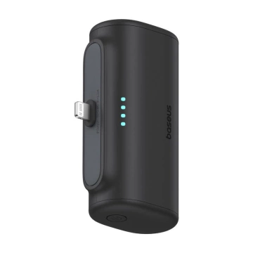 Зовнішній акумулятор Baseus Compact IP 5000mAh 20W Lightning USB-C чорний