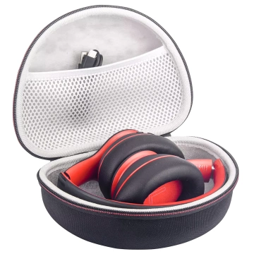 Protective case for headphones for JBL Tune 600/510/500/460/450 Alogy Hard Case protective cover with zipper Black