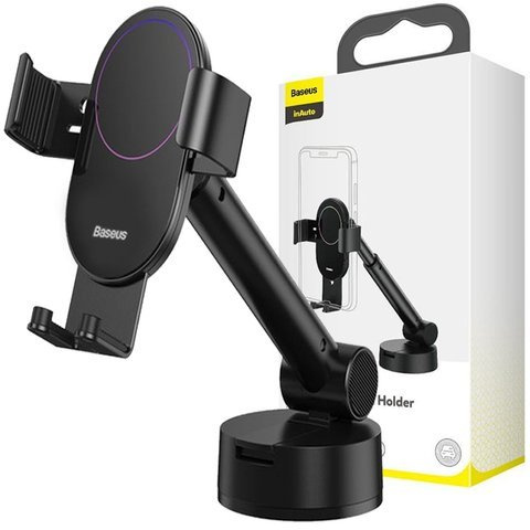 Baseus gravitational car holder for telescopic cockpit glass