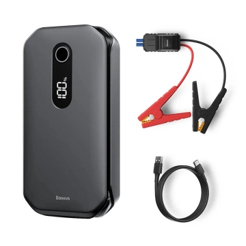 Baseus Super Energy Car Jump Starter Powerbank / Starter, 12000mAh, 1000A, USB (black)