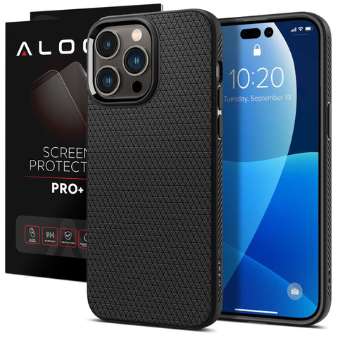 Чохол Spigen Liquid Air для Apple iPhone 14 Pro Matte Black Glass