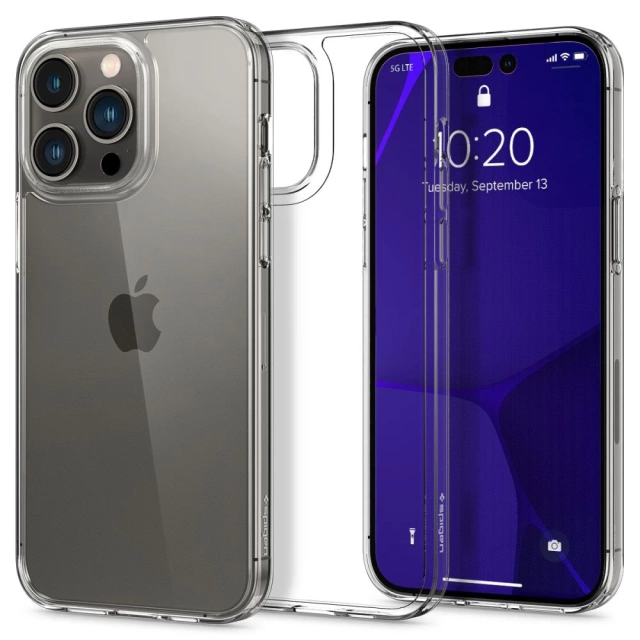 Etui Spigen AirSkin Hybrid do Apple iPhone 14 Pro Crystal Clear