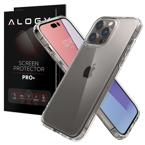Pouzdro Spigen Ultra Hybrid pro Apple iPhone 14 Pro Max Crystal Clear Glass