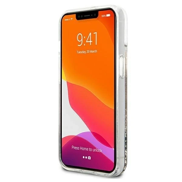 Karl Lagerfeld KLHCP13SKICGLD iPhone 13 mini 5,4" zlatý/zlatý pevný obal Tekuté trblietky Karl