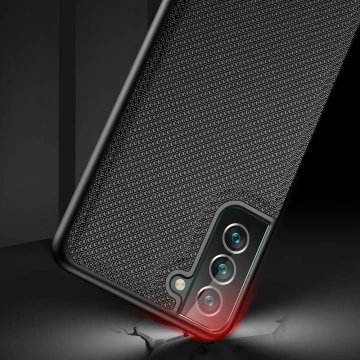Dux Ducis Fino case cover covered with nylon material for Samsung Galaxy S22 green