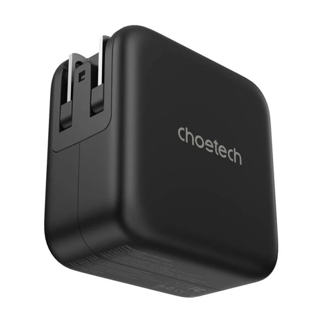Choetech PD6055 GaN 70W USB-C USB-A Wandladegerät mit Adaptern