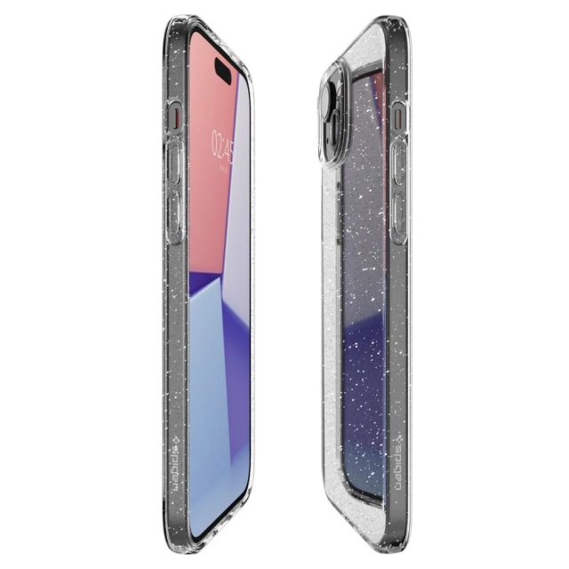 Etui Spigen Liquid Crystal pro iPhone 15 třpytivé krystaly