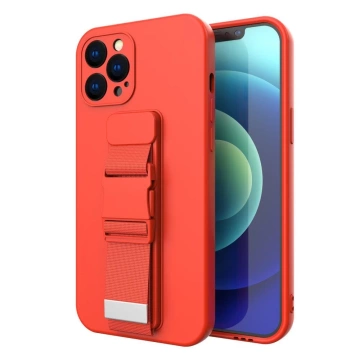 Rope case гелевий кейс зі шнурком ланцюжок Сумка шнурок iPhone 13 Pro Max червоний