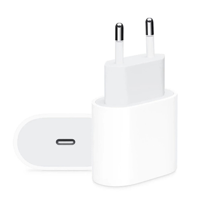Alogy Wandladegerät Schnelles USB-C PD 20 W Lightning-Kabel 1 m weißes Gehäuse