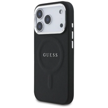 Etui Guess Classic Logo MagSafe na iPhone 17 Pro - Czarny