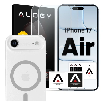 Case for Apple iPhone 16 Pro Max Alogy MagSafe Hybrid Matte Case with Lens Protection Black