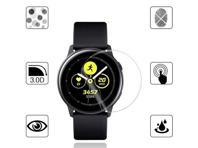 Folia hydrożelowa x3 Alogy Hydrogel do Galaxy Watch Active 2 44 mm