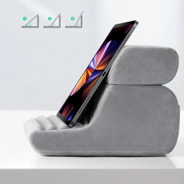 Stand for tablet phone UGREEN velor folded gray (60646 LP473)