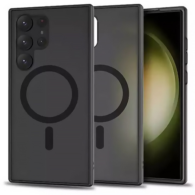 Ochranné puzdro MagMat pre MagSafe pre Samsung Galaxy S23 Ultra Matte Black