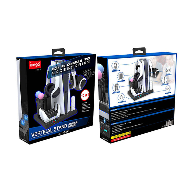 Multifunktionales Kühlpad für PS5 iPega PG-P5028 (schwarz)