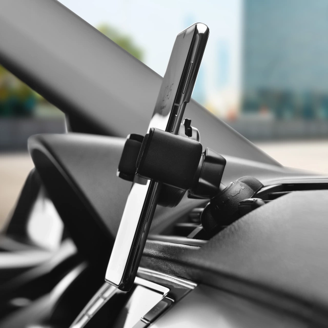 FORCELL F-GRIP Carbon H-CF509 Car Holder for Grille Black