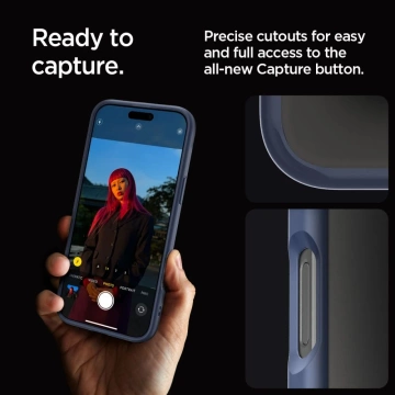 Spigen Ultra Hybrid Protective Case for iPhone 16 Pro Max Navy Blue