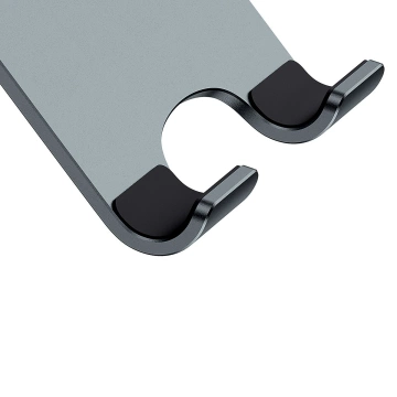 Baseus Desktop Biaxial Skladací kovový stojan na smartfón sivý (LUSZ000013)