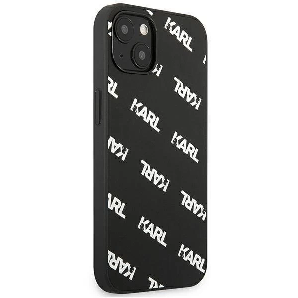 Karl Lagerfeld KLHCP13SPULMBK3 iPhone 13 mini 5,4" Hardcase Czarny/Schwarz Allover