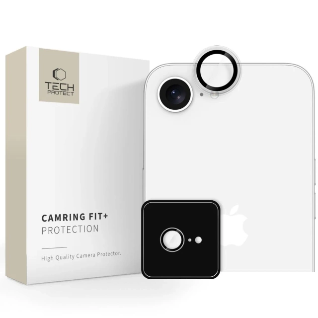 Camera Cover for iPhone 16e Tech-Protect CamRing Fit Clear