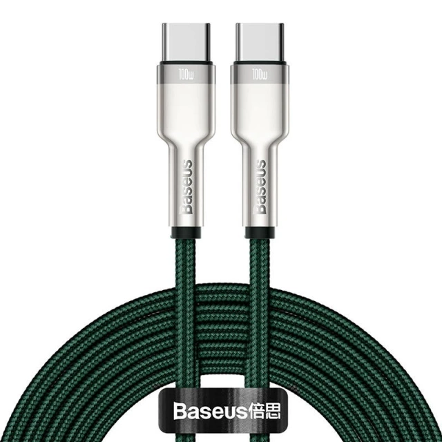 Baseus Cafule USB-C to USB-C cable, 100W, 2m (green)