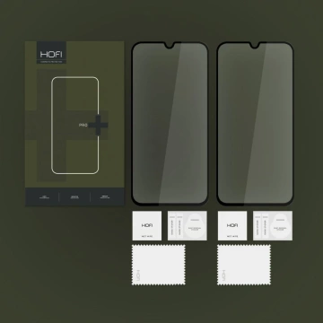 Hofi Glass Pro 2er-Pack gehärtetes Glas für Samsung Galaxy A15 4G / 5G / A25 5G Schwarz