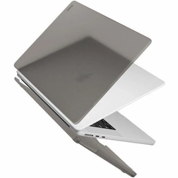 UNIQ Claro laptop case for MacBook Air 13 (2022) grey/smoke grey