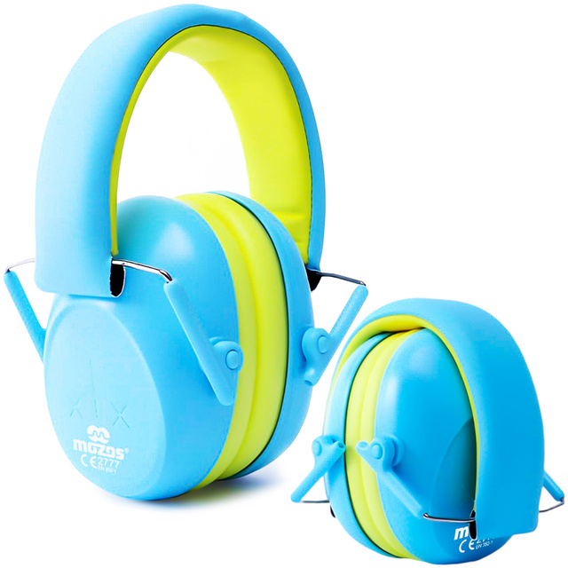 Anti-noise ear muffs for children 3 noise-dampening headphones for the plane Blue protectors