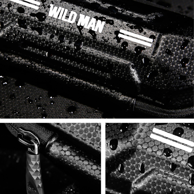 Puzdro Wildman XT11 taška na bicykel na bicykel namiesto držiaka na fľašu s objemom 0,5 l Čierna