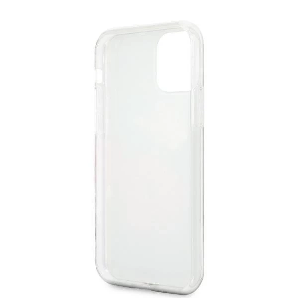 Guess GUHCN65IMLFL01 iPhone 11 Pro Max černá/černá květinová kolekce N°1