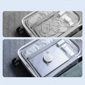 Kabel Baseus Free2Pull Mini 100W USB-C – USB-C 2m Biały