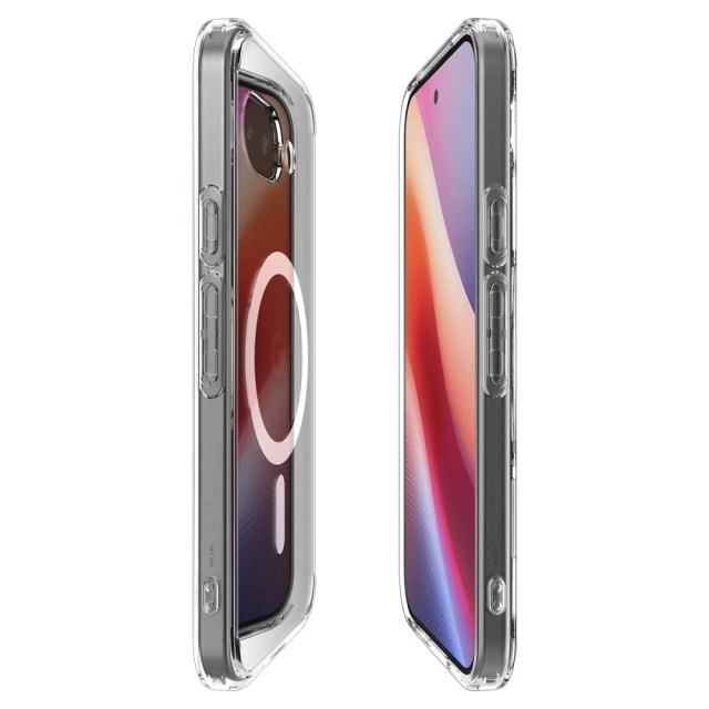 Etui do Google Pixel 9a Spigen Ultra Hybrid Mag MagSafe Clear/White