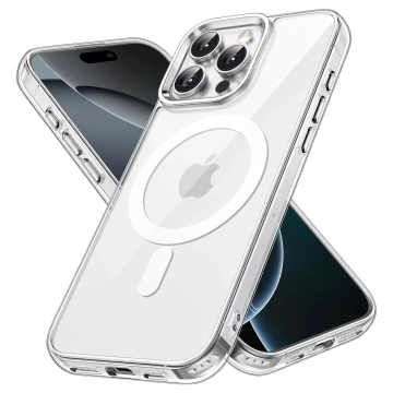 Puzdro pre Apple iPhone 16 Pro Alogy Anti-Shock Hybrid Case pre MagSafe Transparent
