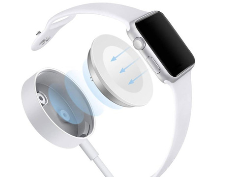 Зарядний кабель для зарядки Apple Watch 7, 6, 5, 4, 3, 2, 1, 1м білий