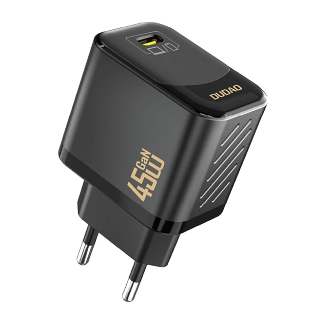 Ładowarka sieciowa Czarna Dudao A28 GaN 45W USB-C | Szybkie ładowanie