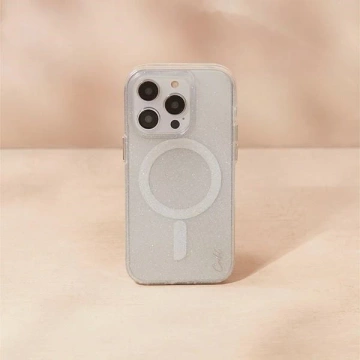 UNIQ etui Coehl Lumino iPhone 14 Pro Max 6,7" srebrny/sparkling silver