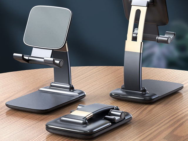 Alogy Adjustable Stand Holder Phone Desk Stand Black