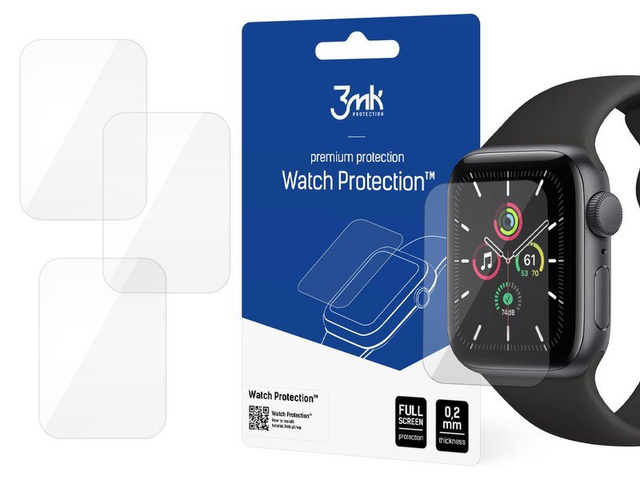 Folia ochronna 3mk x3 Protection для Apple Watch SE 40 мм
