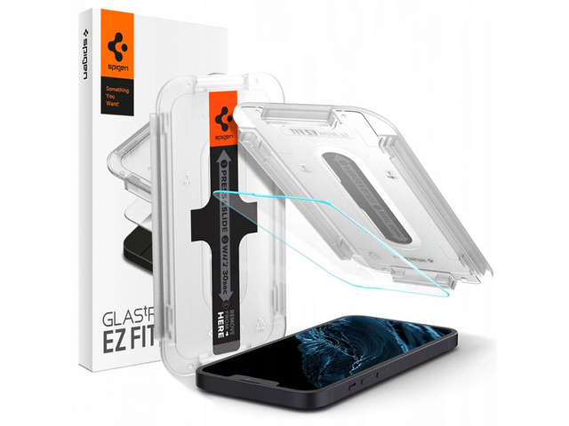 Загартоване скло Spigen Glas.tR EZ Fit для Apple iPhone 13/13 Pro