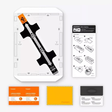 Tempered glass for iPad Pro 11" M4 5gen 2024 Spigen Glas.TR "EZ FIT" Clear with mounting frame [1 pc.]