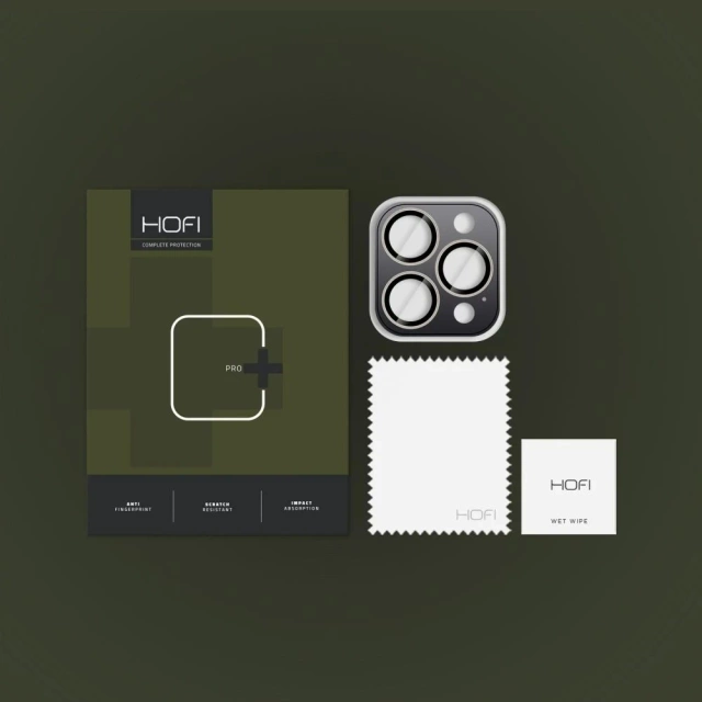 Kryt na kameru Hofi Camring Pro pro iPhone 16 Pro / 16 Pro Max Natural Titanium