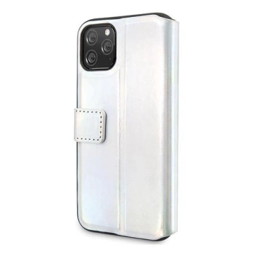 Guess GUFLBKN58BLD iPhone 11 Pro srebrny/strieborna kniha Iridescent