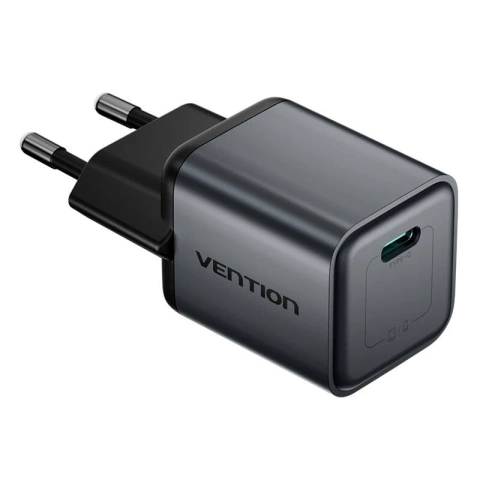Nabíjačka GaN Vention USB-C 20W sivá