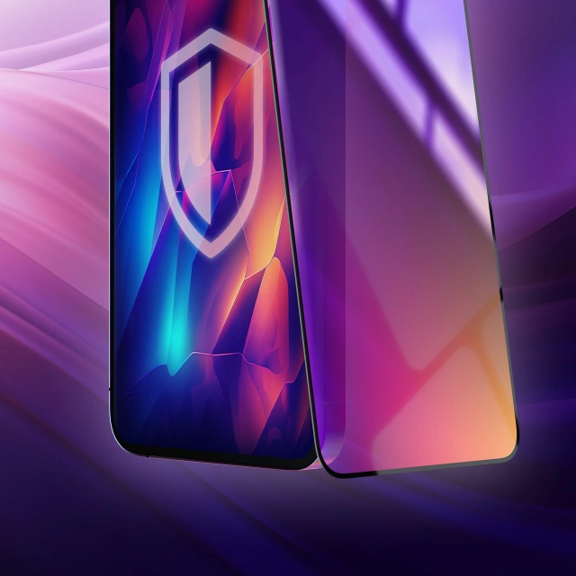 Загартоване скло Privacy для Apple iPhone 16 Pro - 3mk Rainbow Privacy